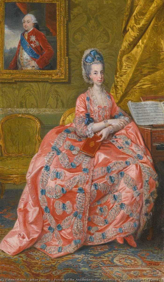 portrait of the archduchess maria amalia of austri